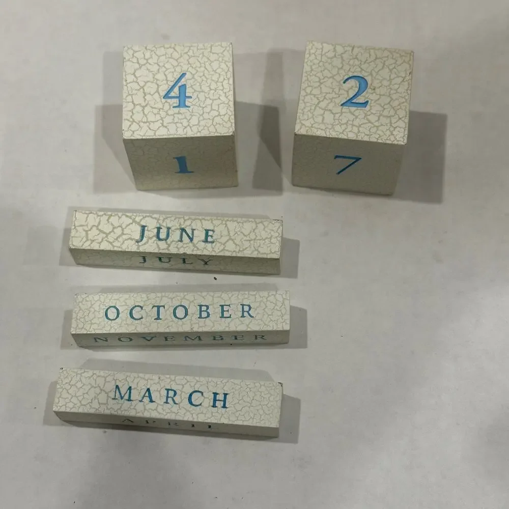 DaySpring Promise Box Ceramic Block Calendar 16643 Scripture Bible Verse